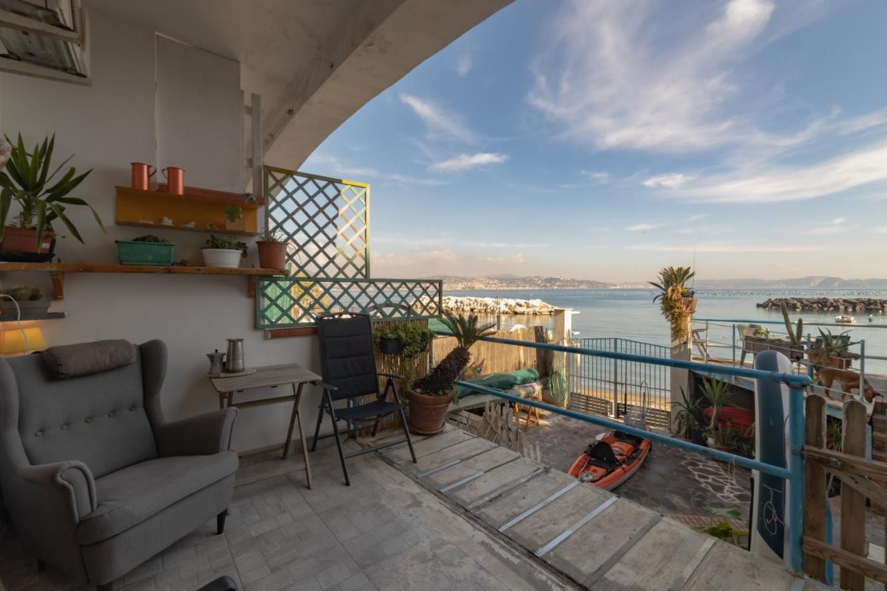 Marevestrum - Incantevole Casa Con Accesso Diretto In Spiaggia Bacoli Dış mekan fotoğraf